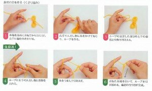 плетение пальцами воздушных петель