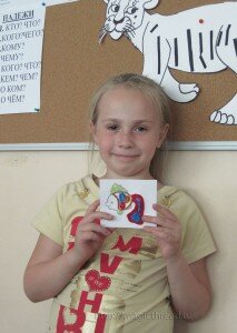 аппликация из ниток