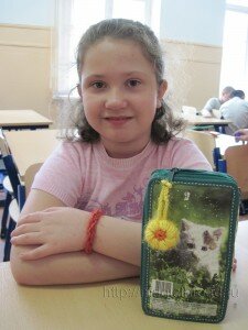 брелок - цветок